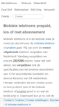 Mobile Screenshot of mobiele-telefoons.nl